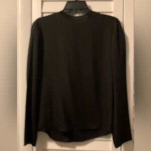 Elegant Black Long Sleeve Top, Vince, S/P size
